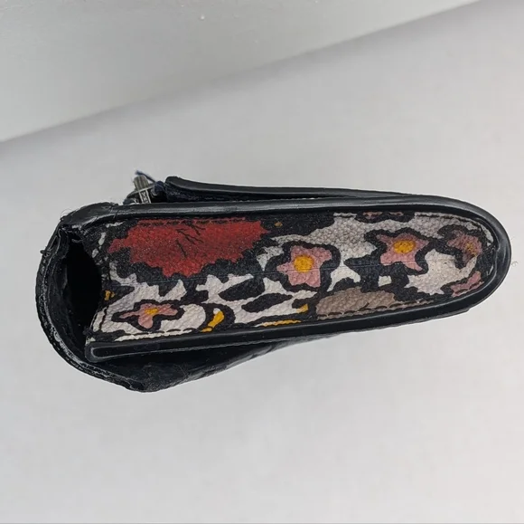 Coach Soft Wallet Mixed Yankee Floral Print Logo Envelope Coated Canvas EUC - Picture 10 of 15